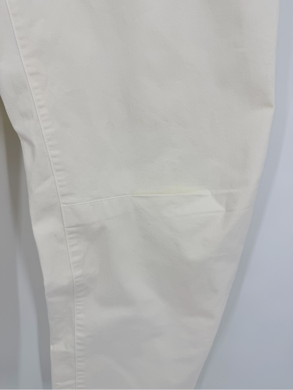 Nili Lotan Shon Cotton Blend Pants Stone Ivory Size 6 - Picture 5 of 11